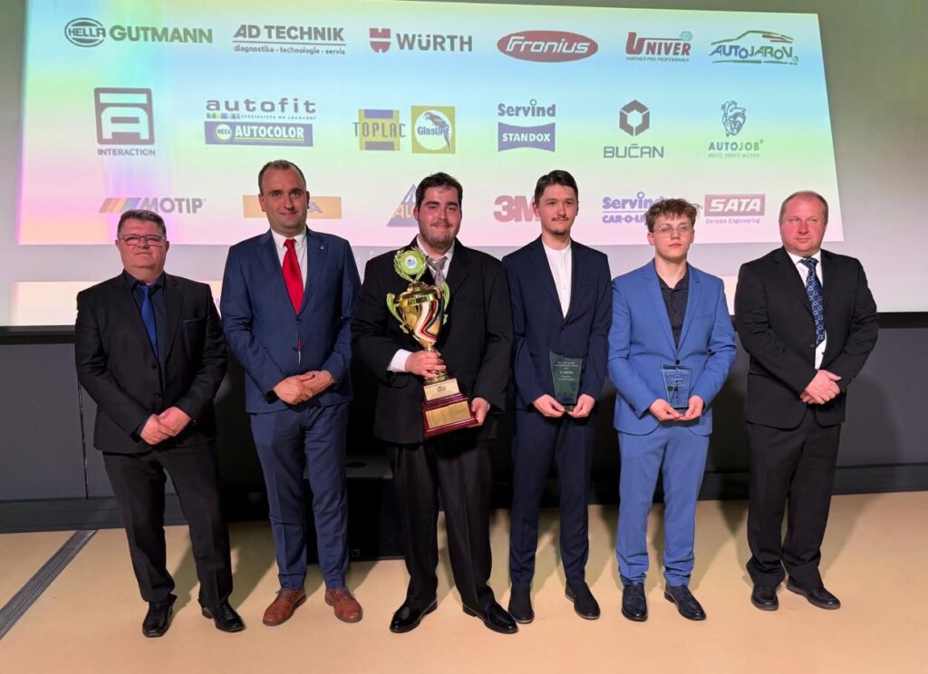 Úspěch na celostátní soutěži Autoopravář junior 2025 - VOŠ, SPŠ automobilní a technická