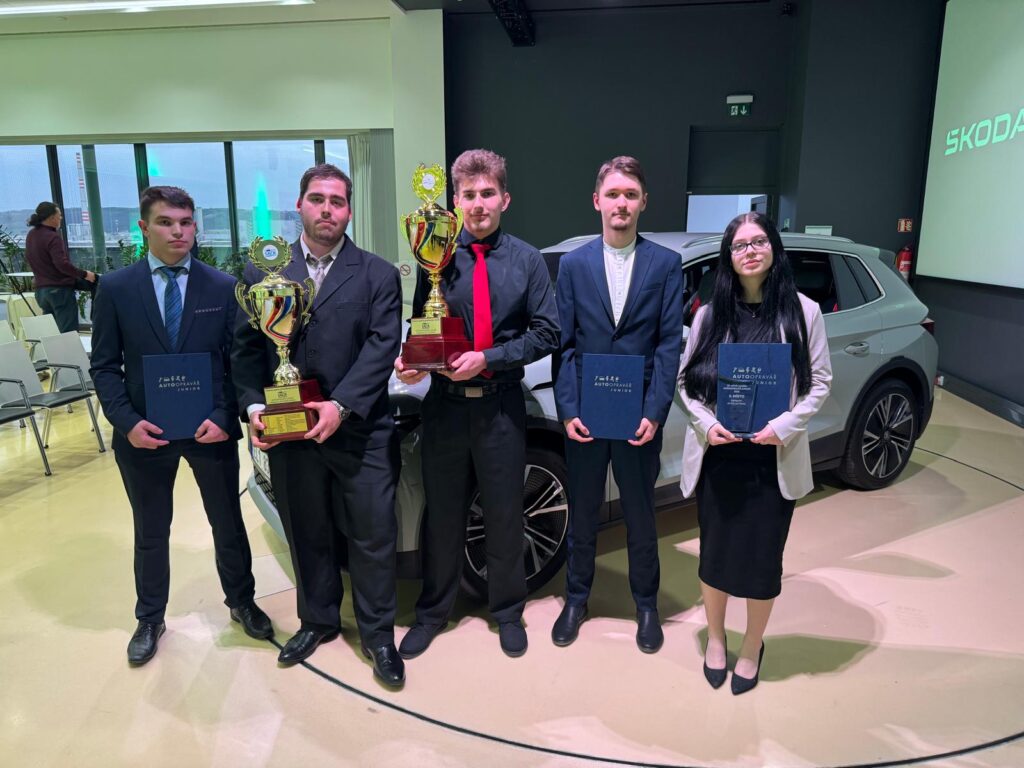 Úspěch na celostátní soutěži Autoopravář junior 2025 - VOŠ, SPŠ automobilní a technická
