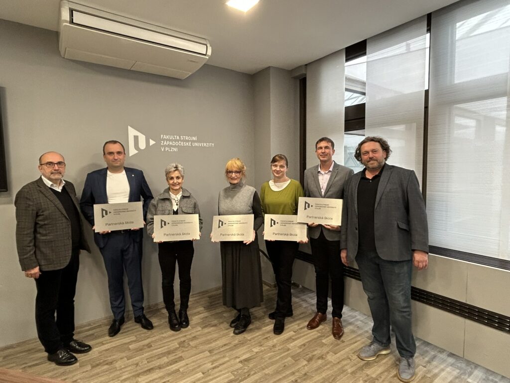 Jsme partnerskou školou ZČU FST - VOŠ, SPŠ automobilní a technická