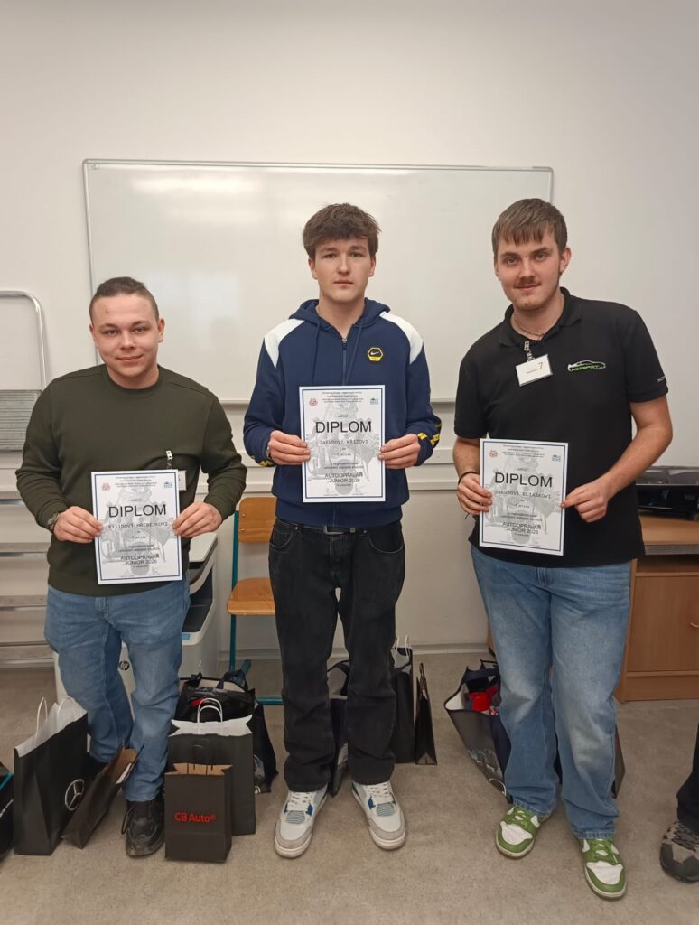 Automechanik Junior - Krajské kolo - VOŠ, SPŠ automobilní a technická