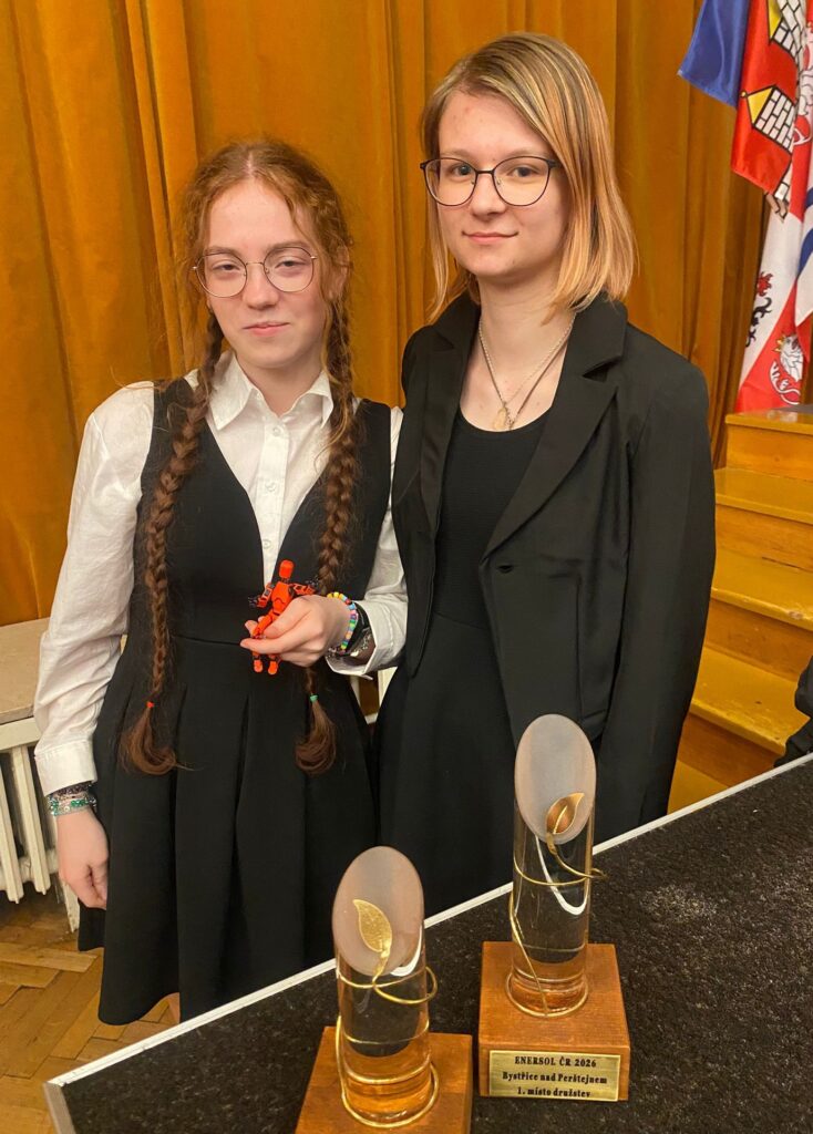 ENERSOL 2026 - skvělý úspěch našich žákyň - VOŠ, SPŠ automobilní a technická
