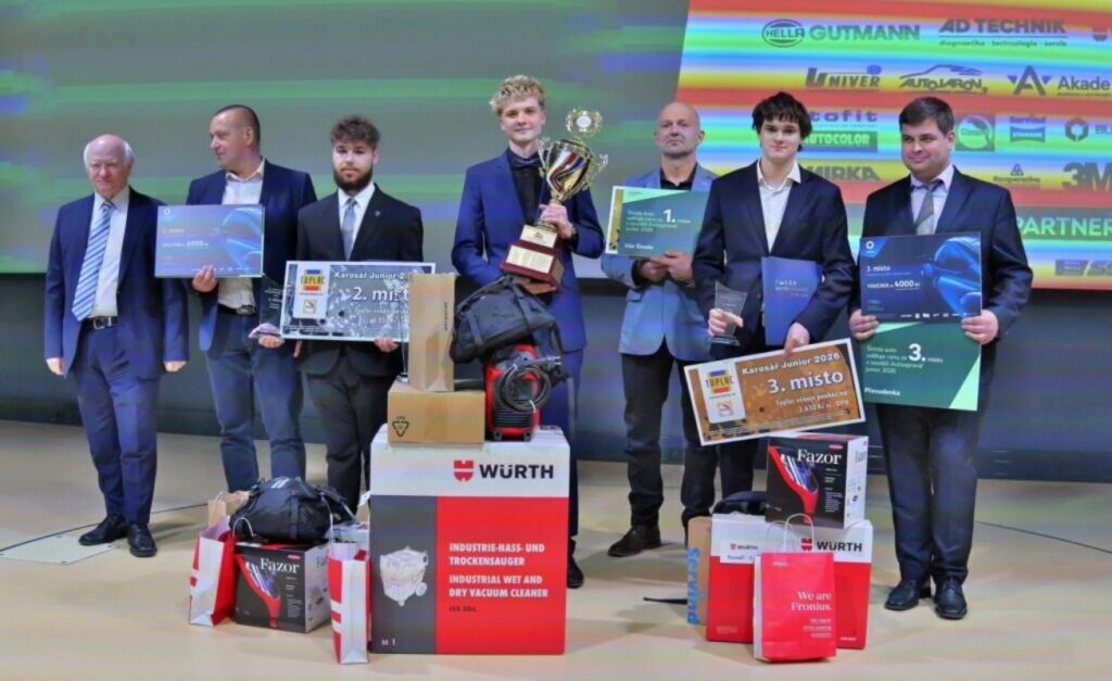 Autoopravář Junior 2026: zlato pro Karosáře a dominance v Automechanikovi - VOŠ, SPŠ automobilní a technická